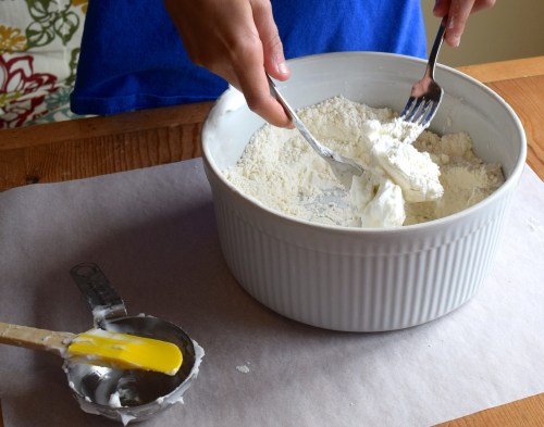 home ec making biscuits