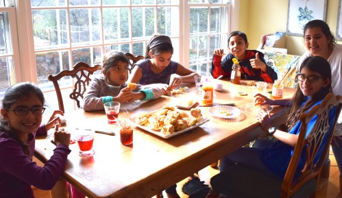 home ec making biscuits