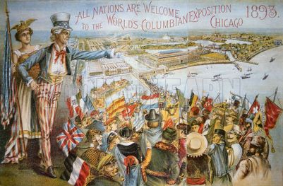 Poster advertising the World's Columbian Exposition